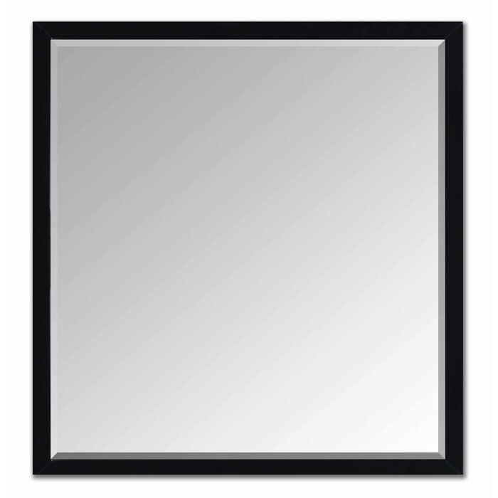 Spiegel Finn Zwart - 52,5 cm x 52,5 cm