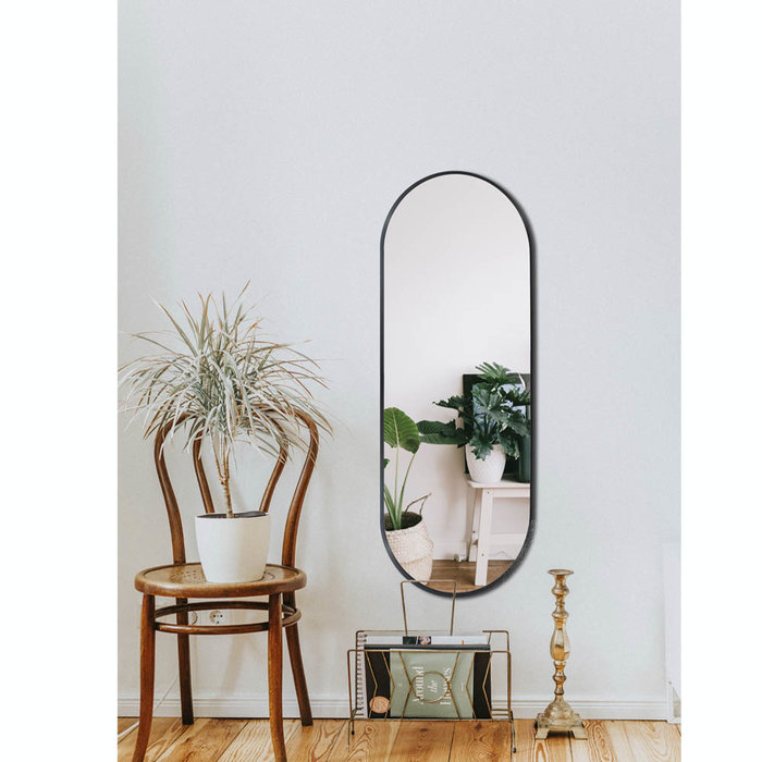 DMC  Spiegel Roma | Staal & Ovaal | Maat 40x125 cm