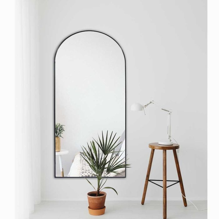 DMC  Spiegel Ravenna Zwart | 80x180 cm |