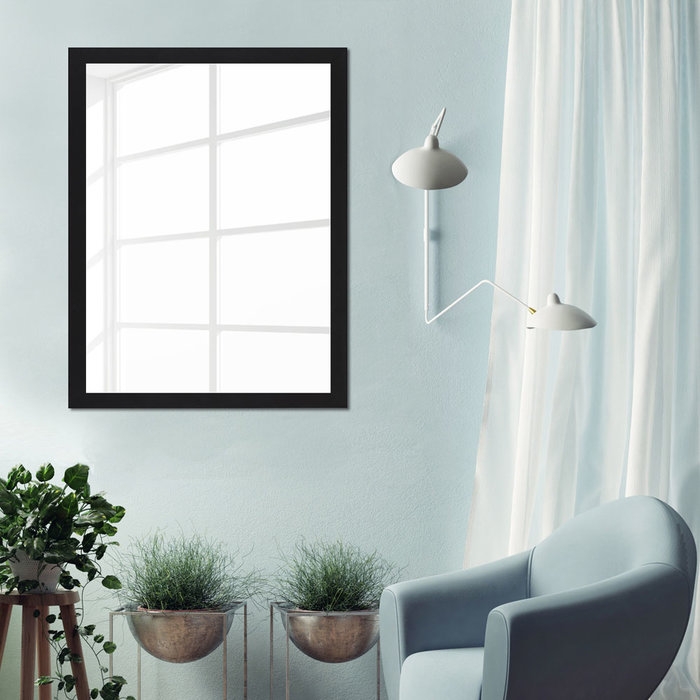 Spiegel Timo Zwart  | Mat zwarte spiegel