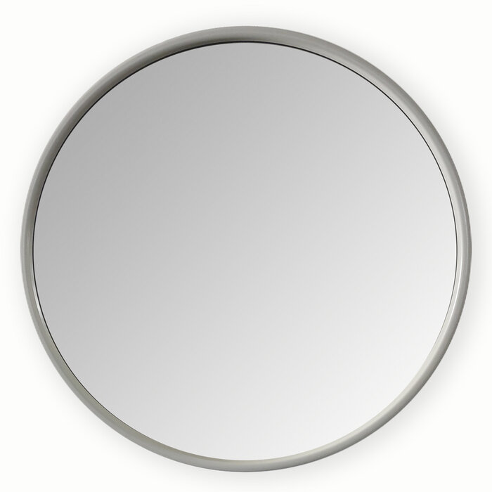 Ronde metalen spiegel  | Sienna Grijs
