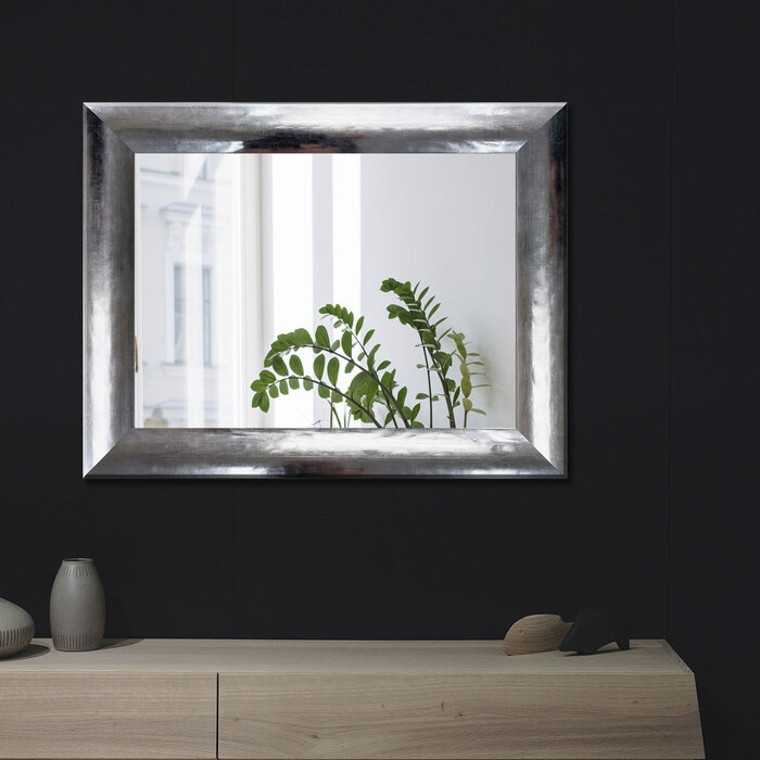 Moderne sierspiegel in zilver | Spiegel Lauro