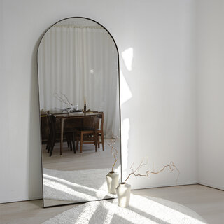 DMC  Spiegel Ravenna Zwart | Boogspiegel 80x180 cm