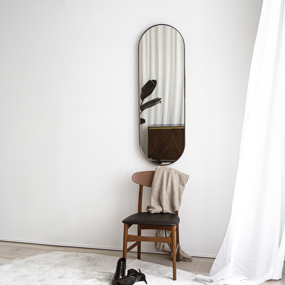 DMC  Spiegel Roma | Staal & Ovaal | Maat 40x125 cm