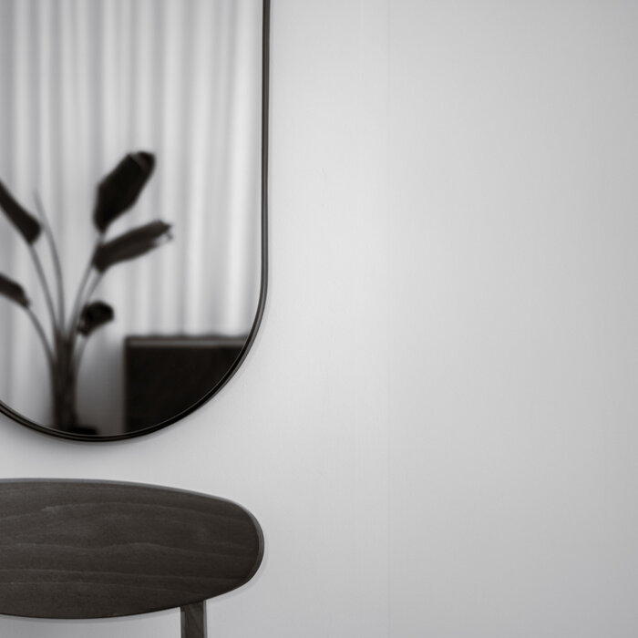 DMC  Spiegel Roma | Staal & Ovaal | Maat 40x125 cm