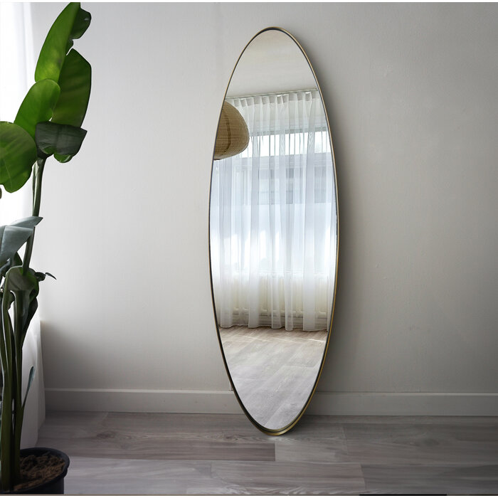 DMC  Ovale spiegel Cadi Goud | 50x170 cm