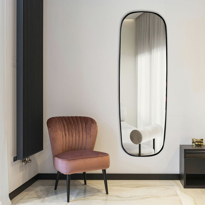 DMC  Spiegel Bodil Zwart 65x200