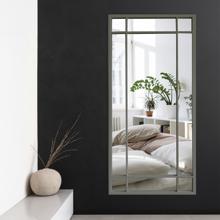 DMC  Spiegel Nova Taupe | Raamwerk spiegel in staal | 90x190 cm