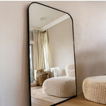 DMC  Stalen spiegel Sofia | Elegant staal in boogvorm