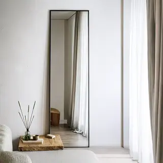 DMC  Grote Passpiegel Caro Zwart 35x200 cm