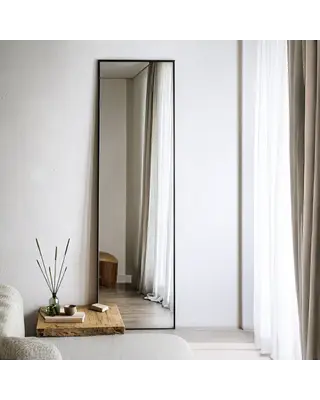 DMC  Grote Passpiegel Caro Zwart 35x200 cm