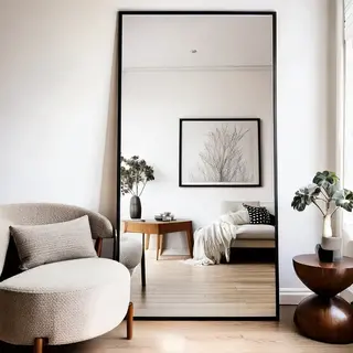 DMC  Stalen passpiegel Olaf | 100x190 cm
