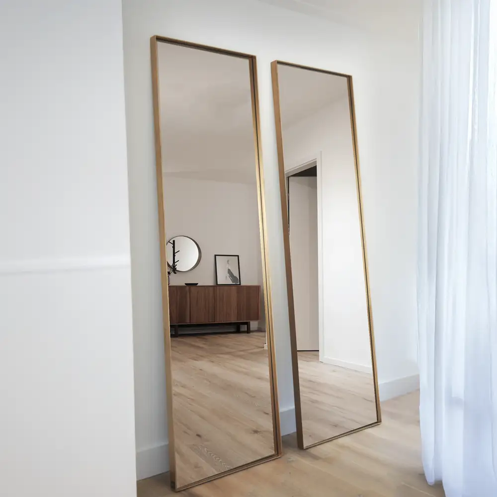 Grote gouden spiegel