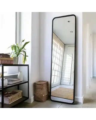 DMC  Wandspiegel Ovalis Zwart 60x225