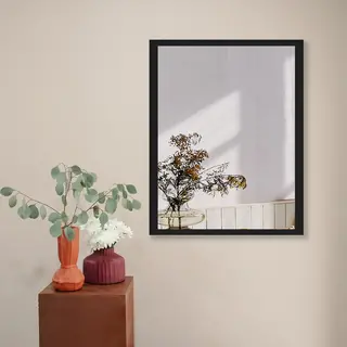 Spiegel Nils | Zwart & Minimalistisch