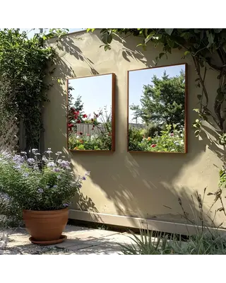Tuinspiegel Terra Corten Staal  | 3 maten