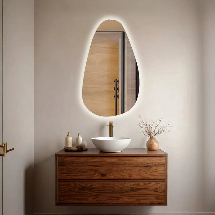 Spiegel Lux met verlichting en anti-condens