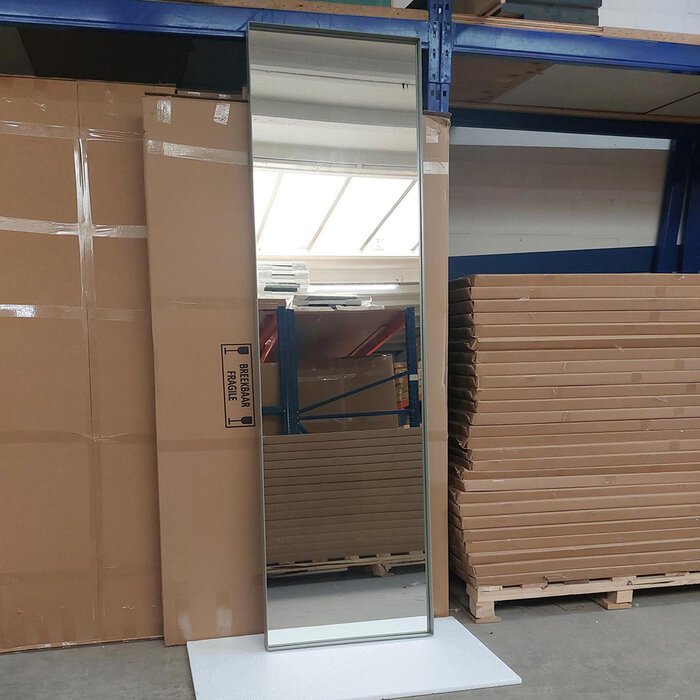 DMC  Grote Passpiegel Mara Taupe Slank Staal