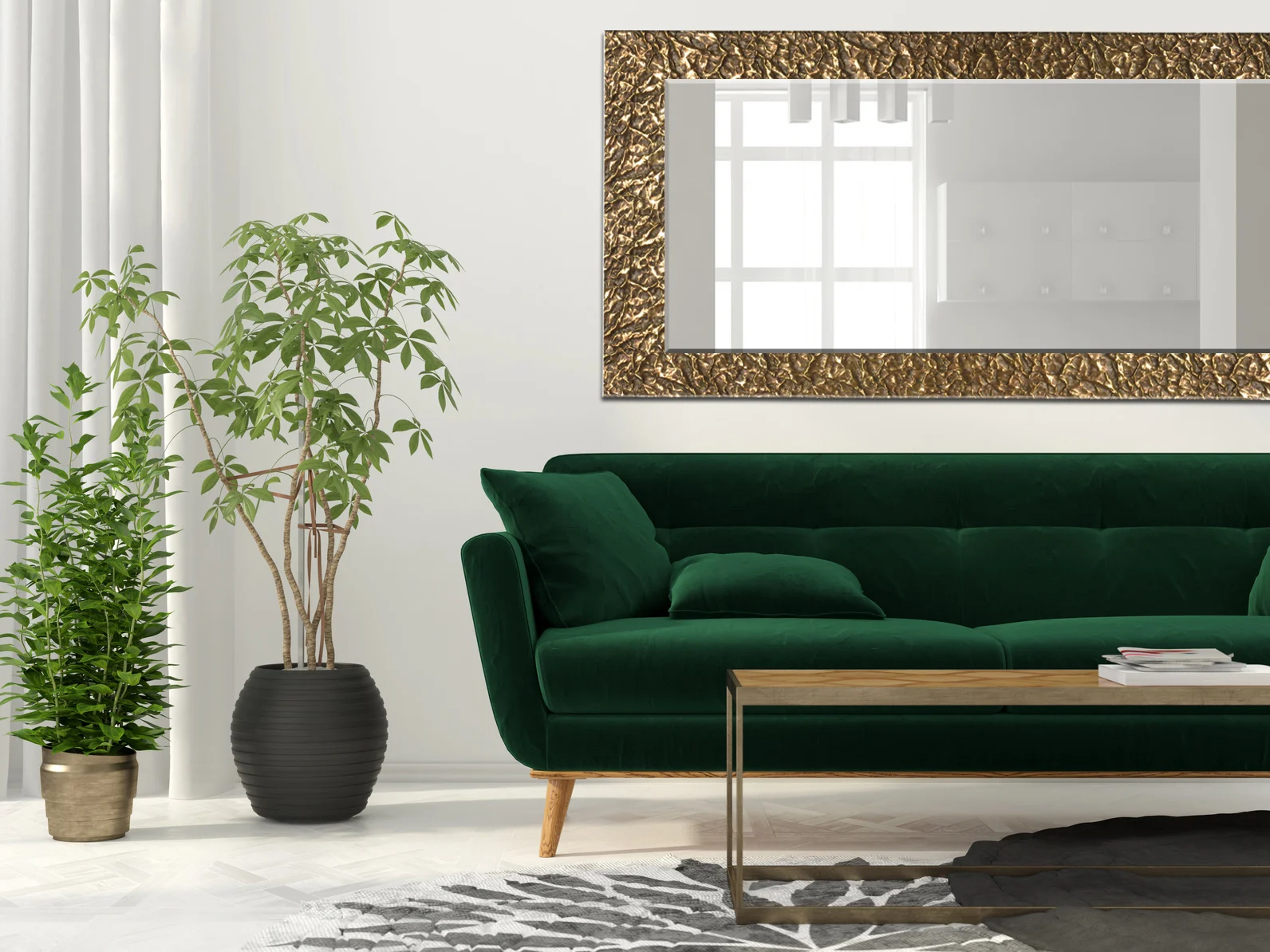 Gouden klassieke spiegel