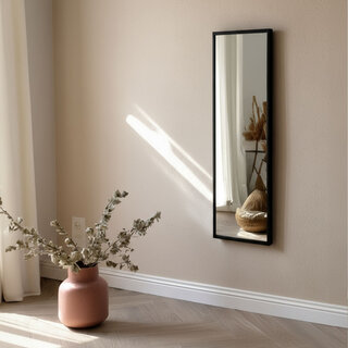 Spiegel Milo Zwart | Diverse maten