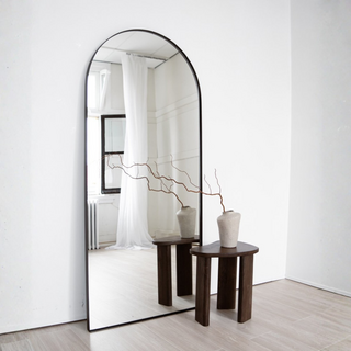 DMC  Grote Boogspiegel Ravenna Zwart 80x180 cm