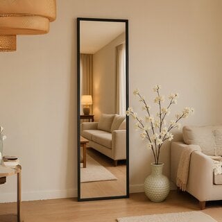 DMC  Stalen passpiegel | Blokprofiel  & Zwart