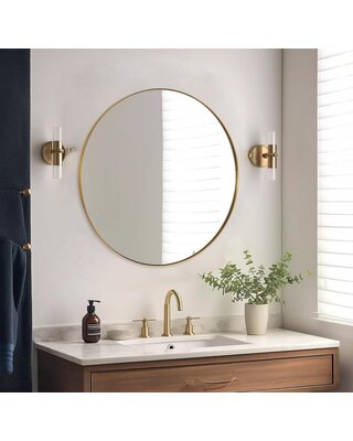 DMC  Gouden ronde spiegel Laurent 75 cm