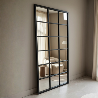 DMC  Raamwerk Spiegel Elisa Zwart 80x180 cm