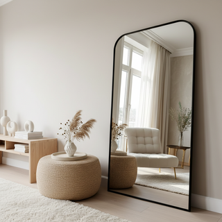 DMC  Grote Boogspiegel Sofia Zwart 100x190cm