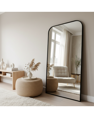 DMC  Grote Boogspiegel Sofia Zwart 100x190cm