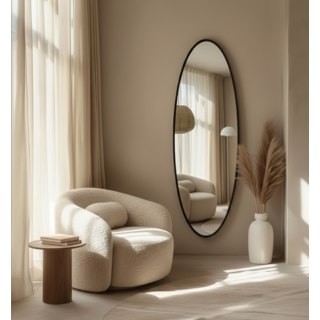 DMC  Spiegel Cadi Zwart | 50x170 cm