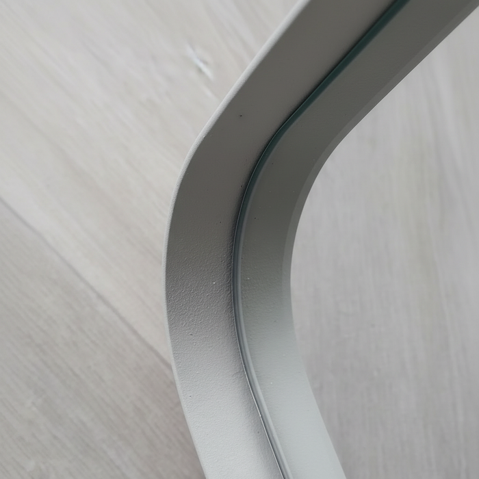 DMC  Staande Boogspiegel Isa Grijs Staal 50x160 cm