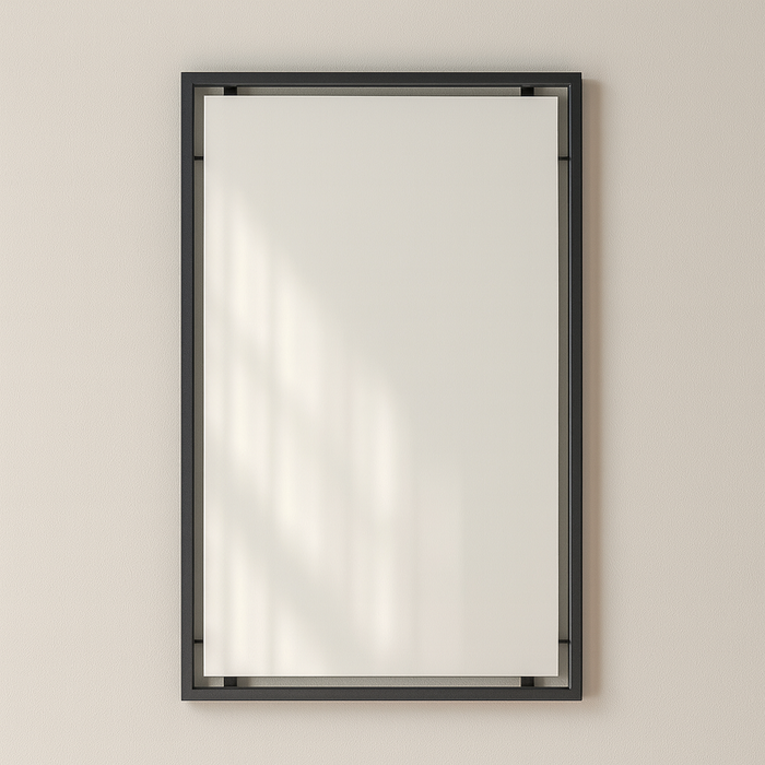 Wandspiegel Trent met Diep Stalen Frame