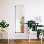 DMC  Passpiegel Camden Met Stalen Ovale Rand 30x120 cm