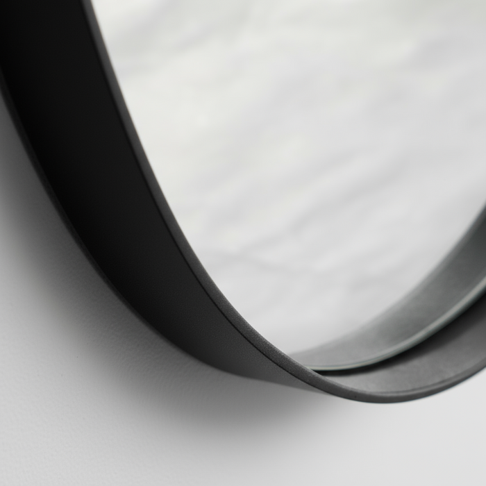 DMC  Organische Wandspiegel Evi Zwart Staal 60x91,5 cm