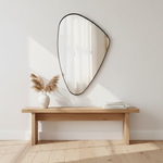 DMC  Organische Wandspiegel Evi Zwart Staal 60x91,5 cm