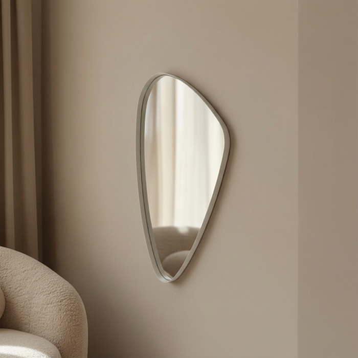 DMC  Organische Wandspiegel Evi Wit 60x91,5 cm