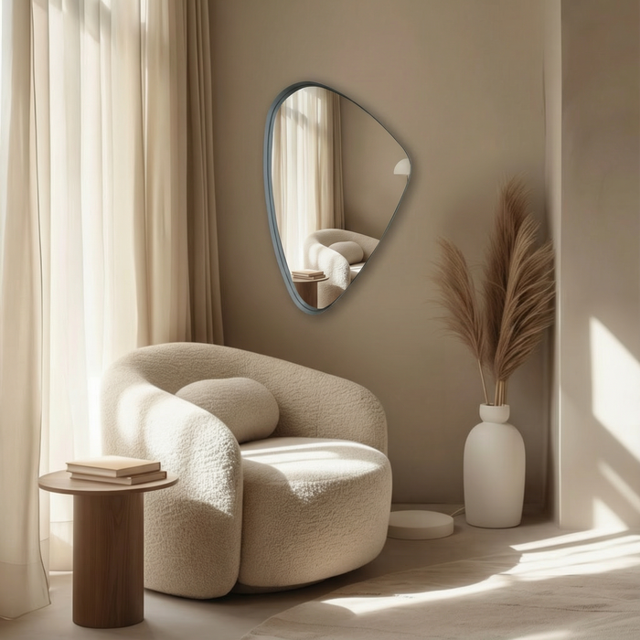 DMC  Organische Wandspiegel Evi Taupe 60x91,5 cm