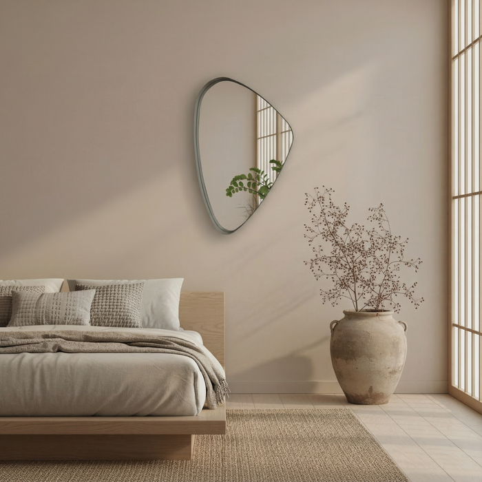 DMC  Organische Wandspiegel Evi Taupe 60x91,5 cm