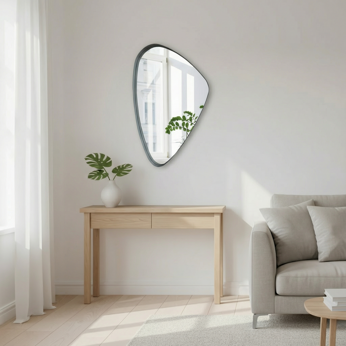 DMC  Organische Wandspiegel Evi Taupe 60x91,5 cm