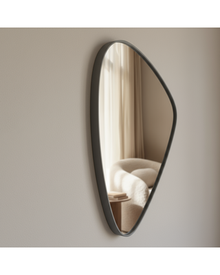 DMC  Organische Wandspiegel Evi Taupe 60x91,5 cm