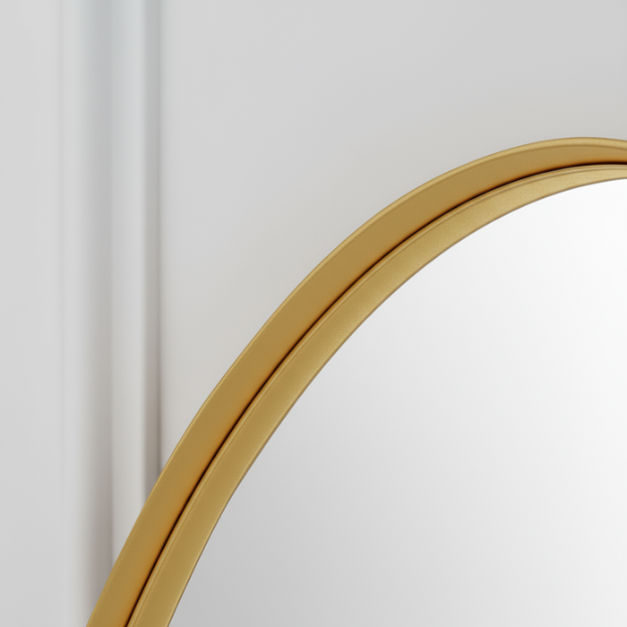 DMC  Ovale Wandspiegel Noor Goud Staal 50x170cm