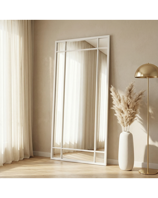 DMC  Raamwerk Spiegel Nova Wit Staal 90x190 cm