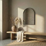 DMC  Boogspiegel Tivoli Zwart Staal 60x80 cm