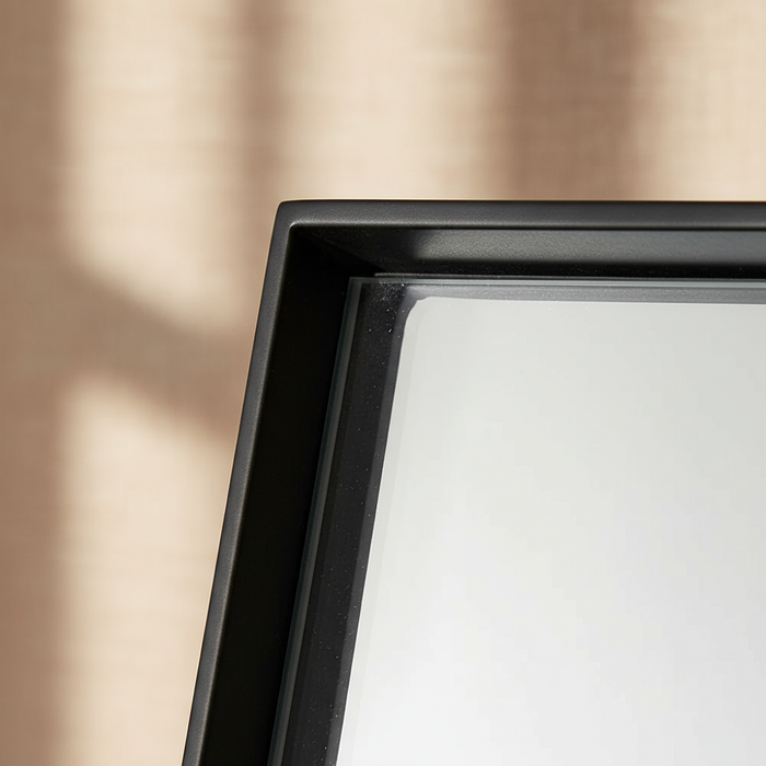 DMC  Boogspiegel Tivoli Zwart Staal 60x80 cm