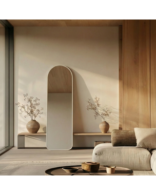 DMC  Staande Boogspiegel Isa Grijs 50x160 cm