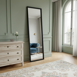 DMC  Stalen Passpiegel Olaf Zwart | 60x200 cm