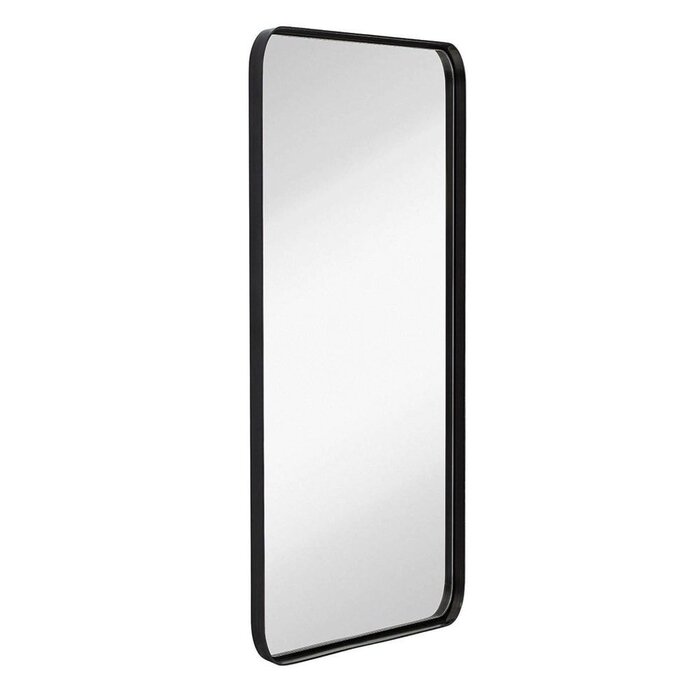 DMC  Stalen spiegel Ovalis Zwart 50x150 cm