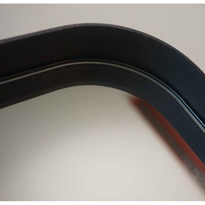 DMC  Stalen spiegel Ovalis Zwart 50x150 cm