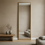 DMC  Gouden Stalen Passpiegel Golden 55x195